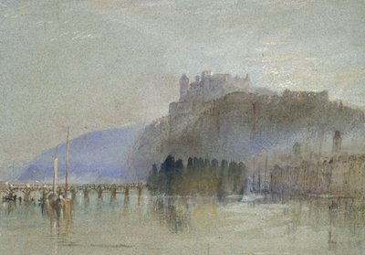 Amboise, ca. 1830 (Aquarell mit Deckfarben und Feder und brauner Tinte) von Joseph Mallord William Turner